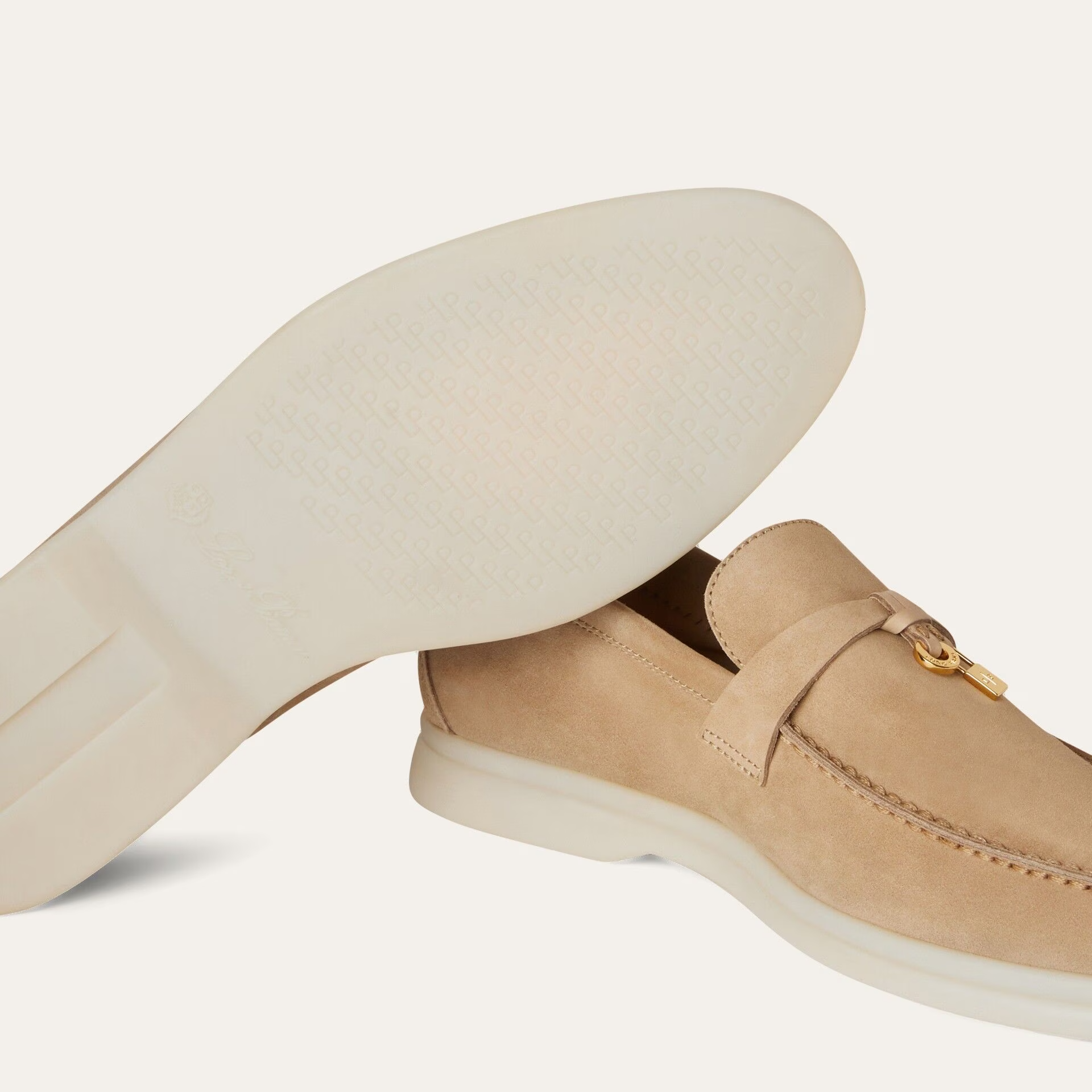 Loro Piana Summer Charms Walk Loafer in Suede