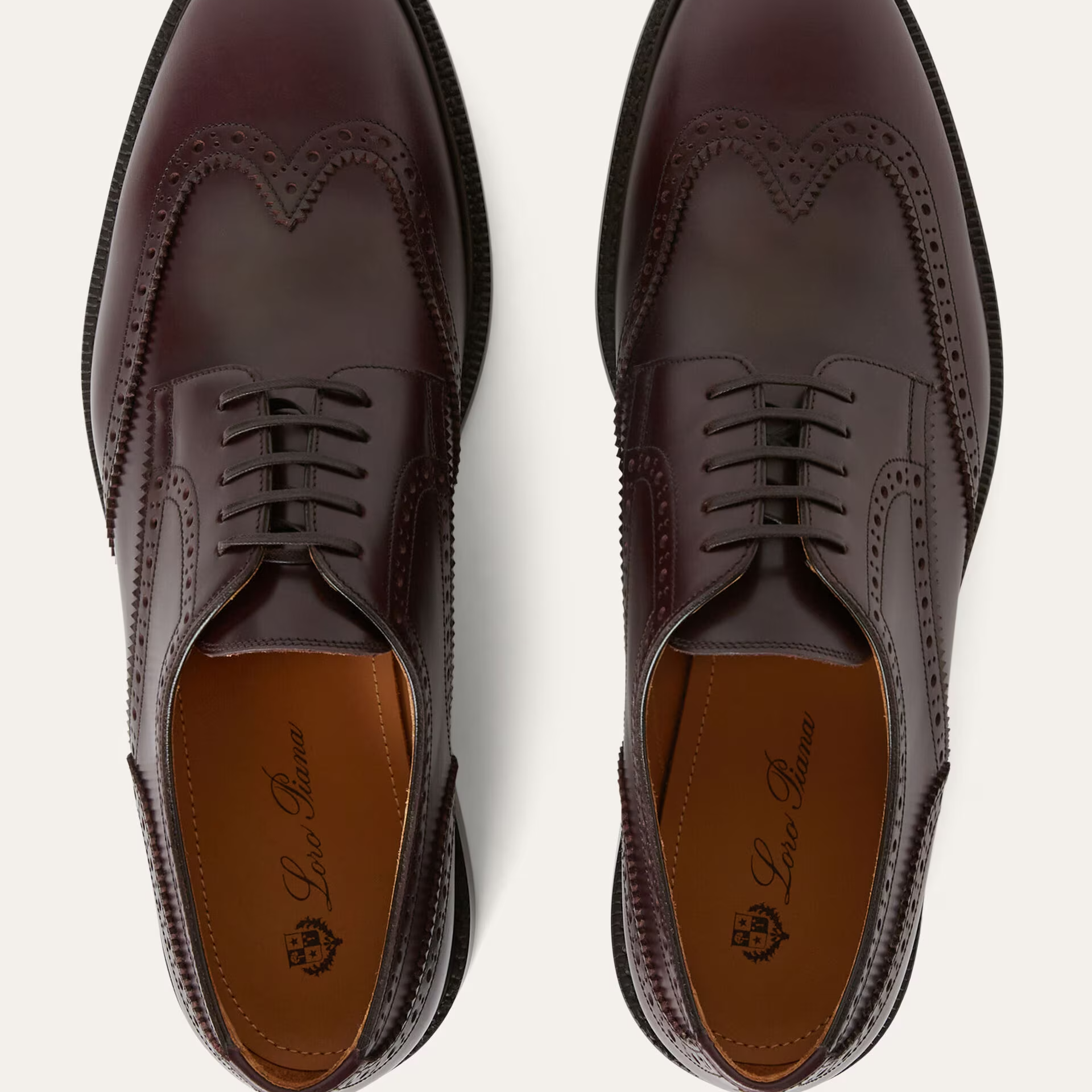 Loro Piana Oliver Walk Derby in Calfskin