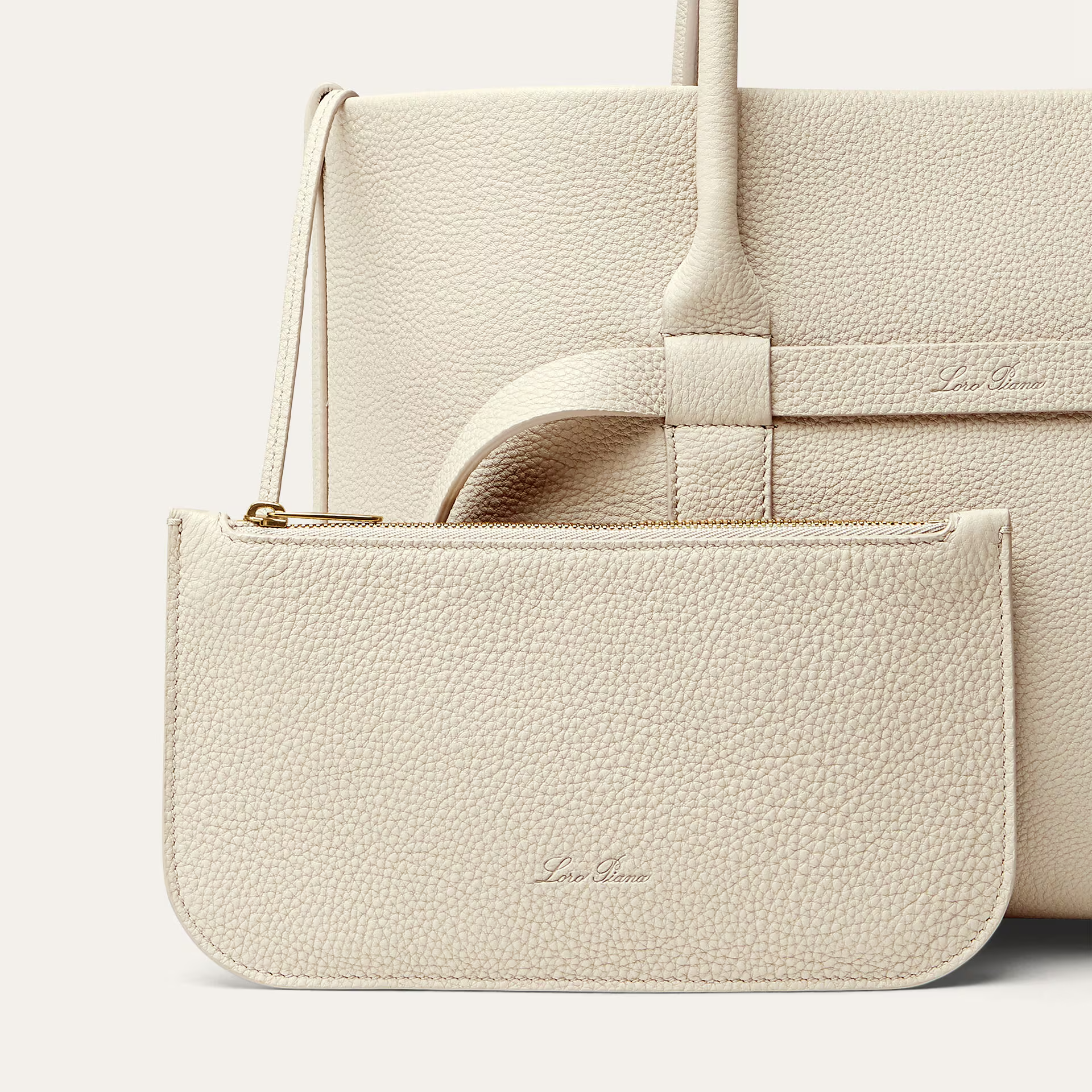 Loro Piana Ghiera Shopper Small in Calfskin