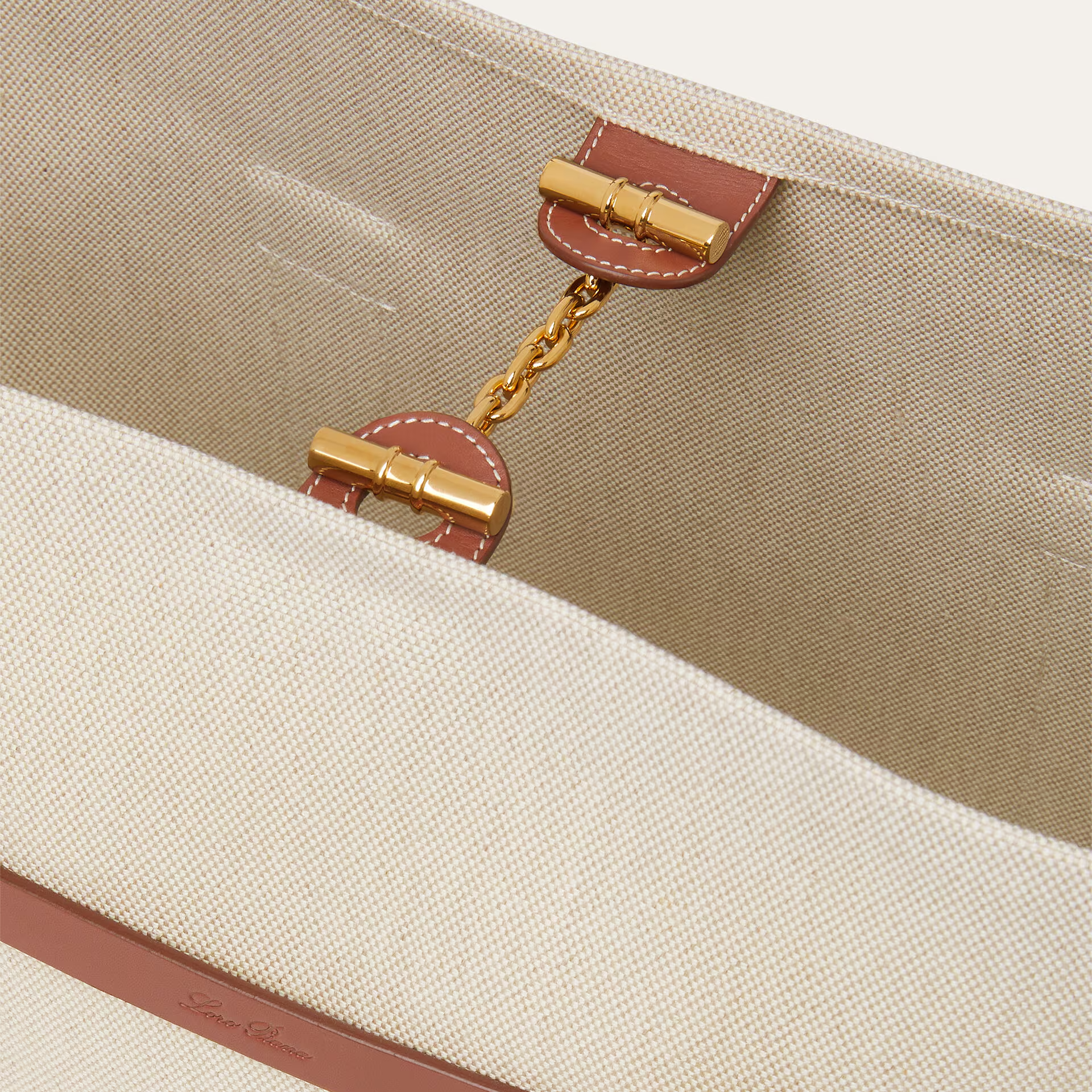 Loro Piana Ghiera Shopper Large in Cotton, Linen