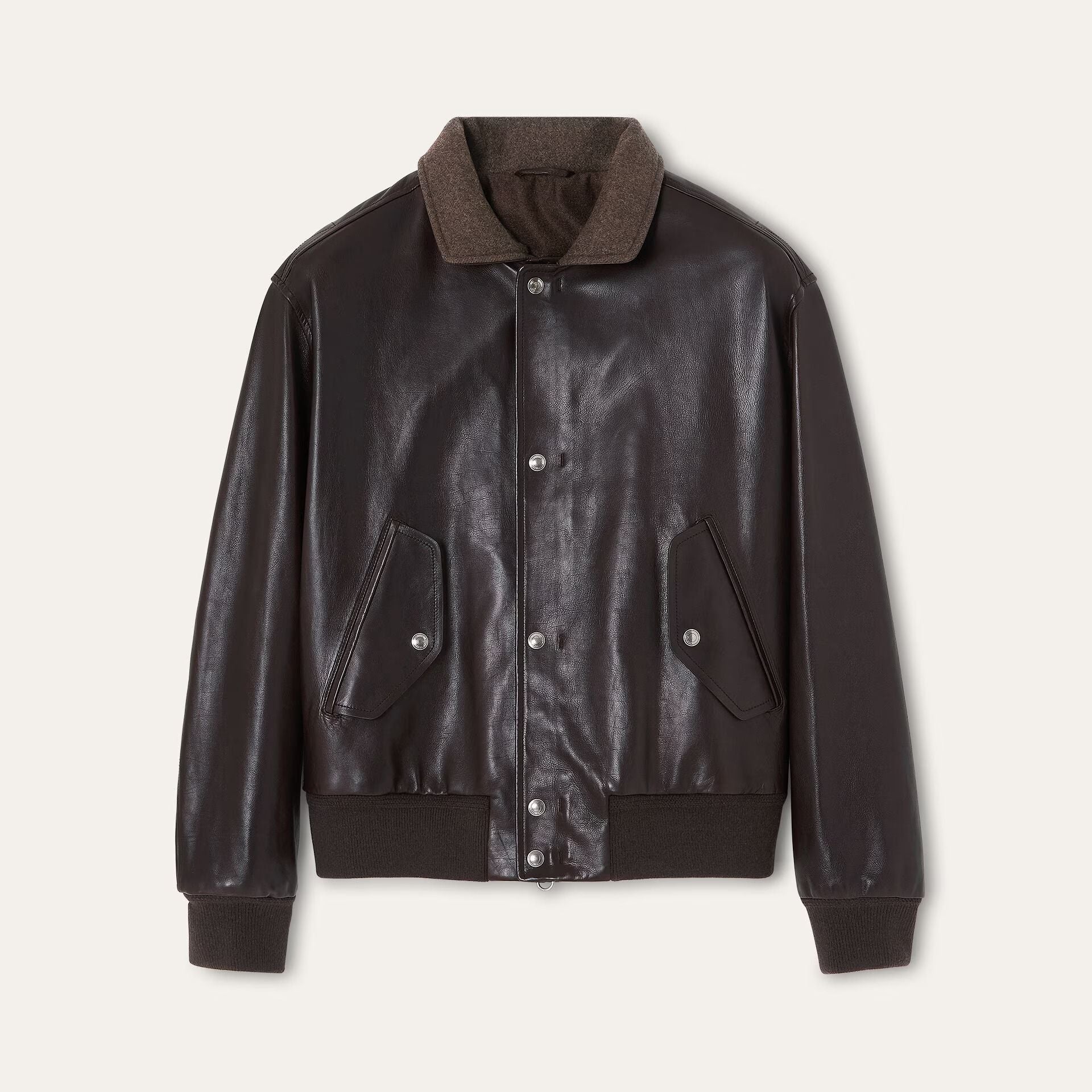Loro Piana Johnie Bomber in Calfskin