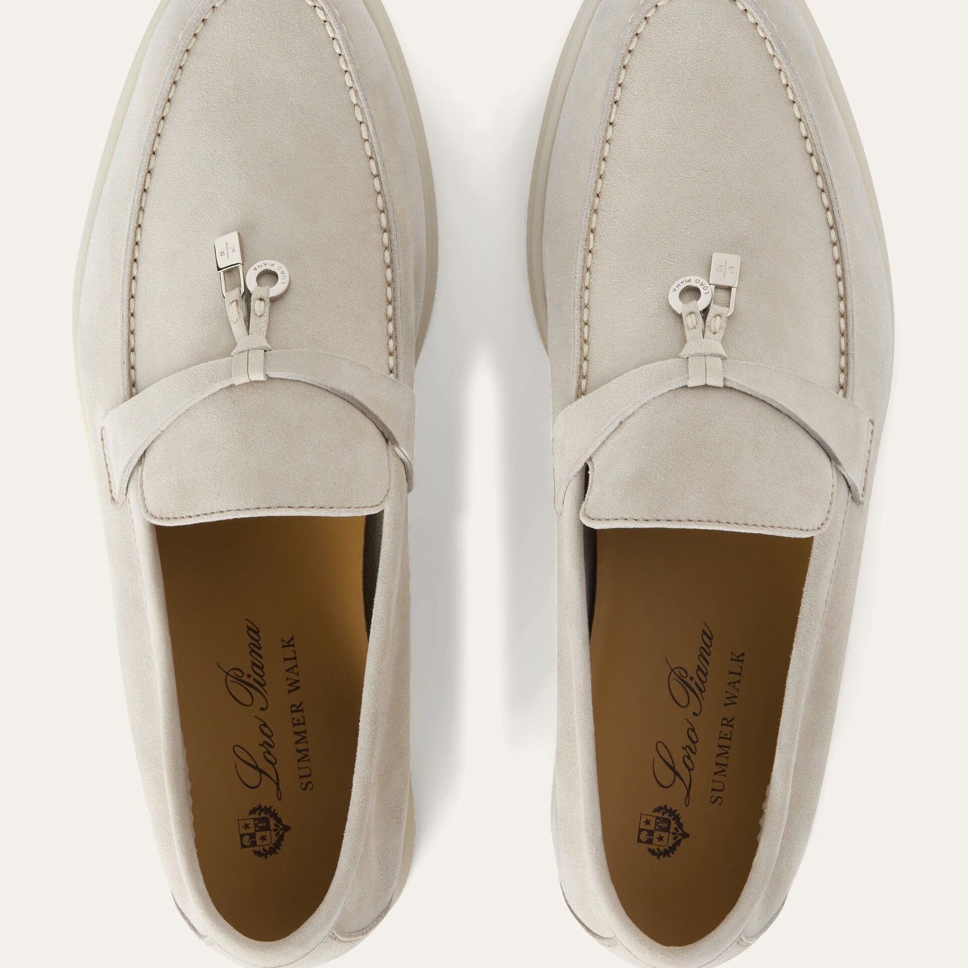 Loro Piana Summer Charms Walk Loafer in Suede
