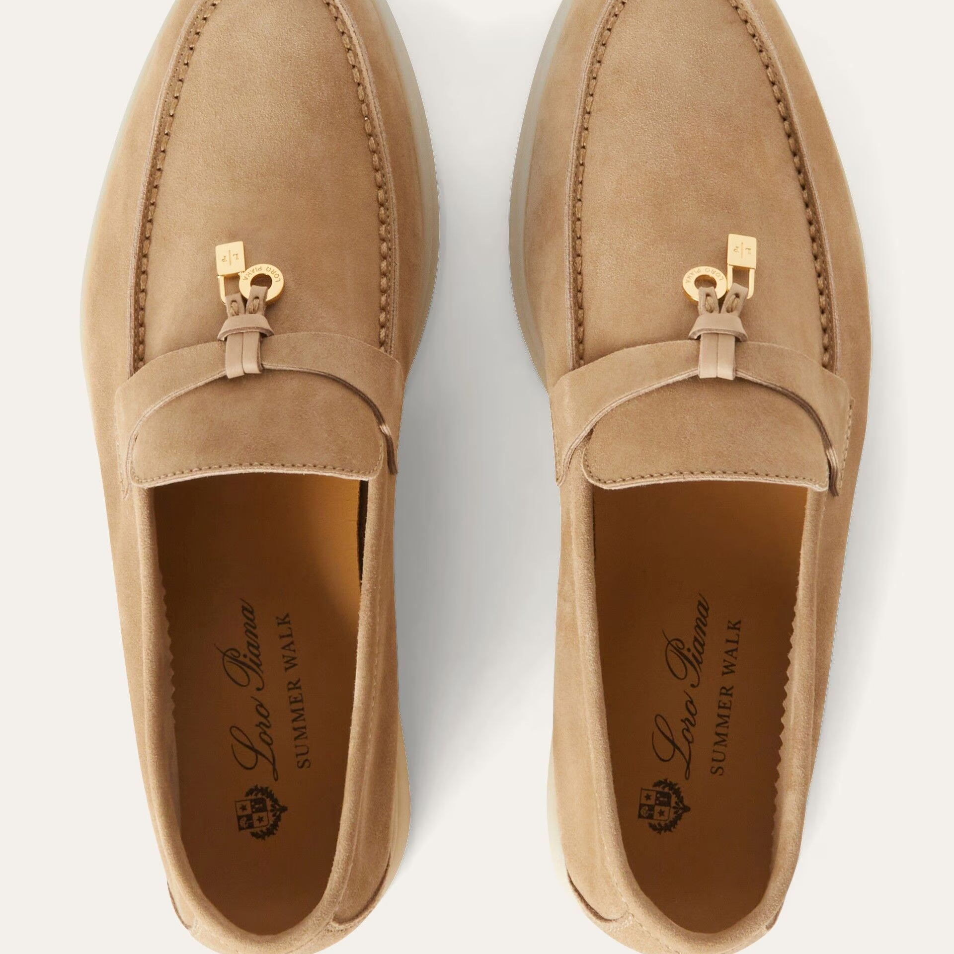 Loro Piana Summer Charms Walk Loafer in Suede