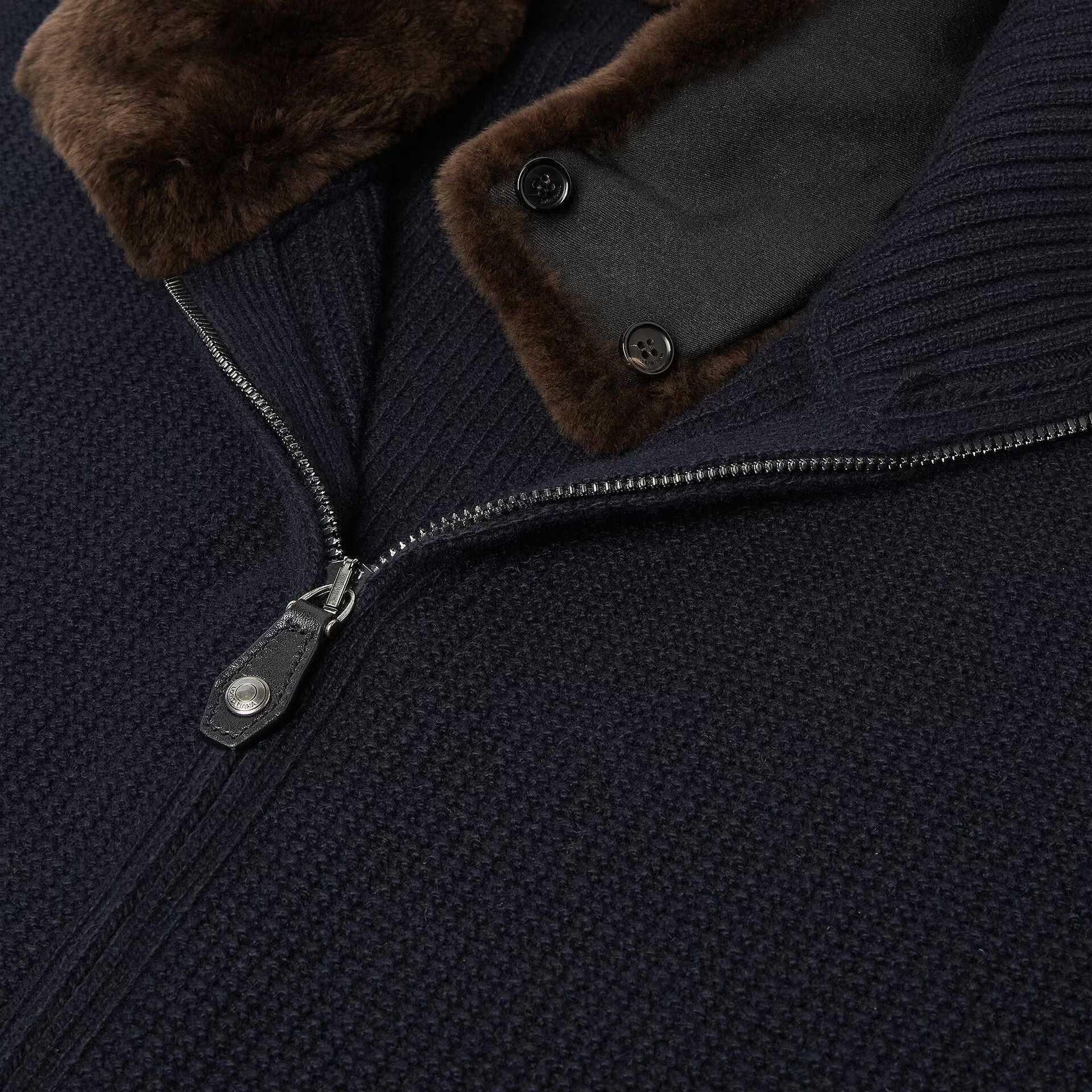 Loro Piana Alpe Bomber Jumper in Baby Cashmere Coarsehair