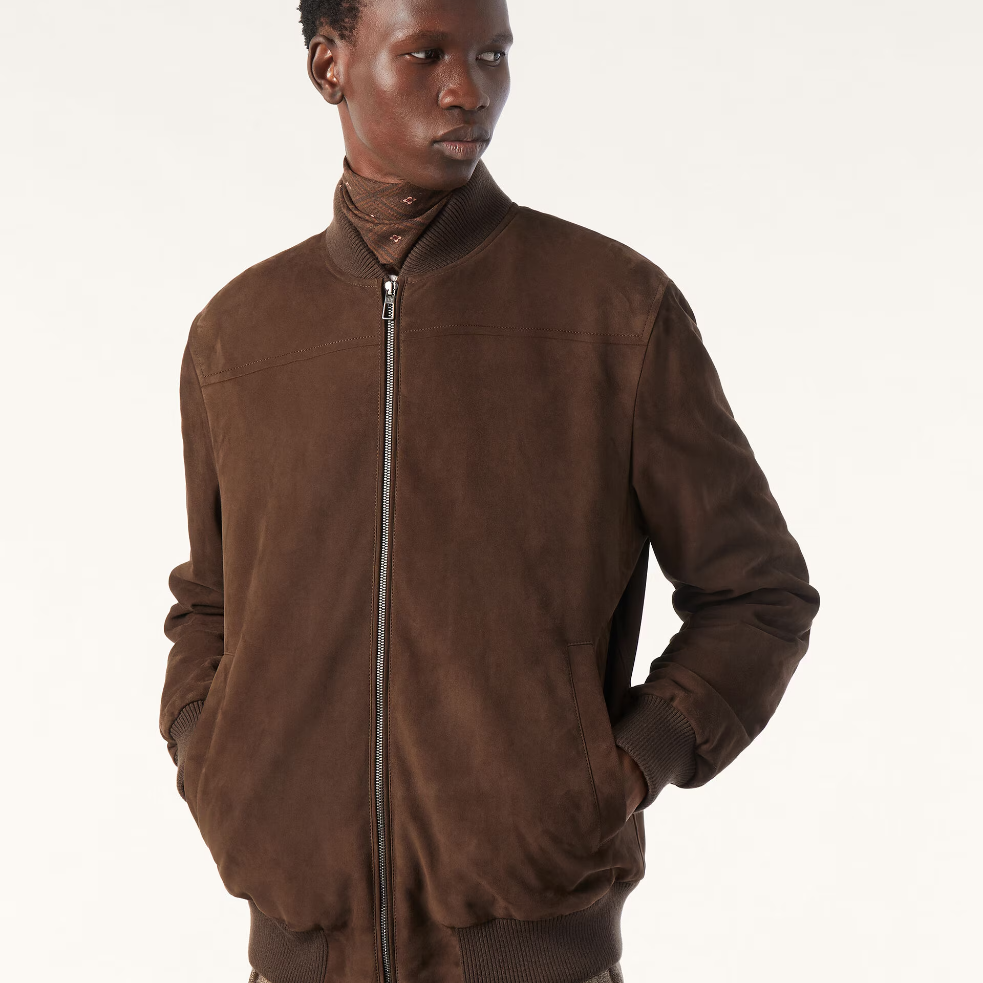 Loro Piana Ivy Bomber in Kidskin - Rain System®