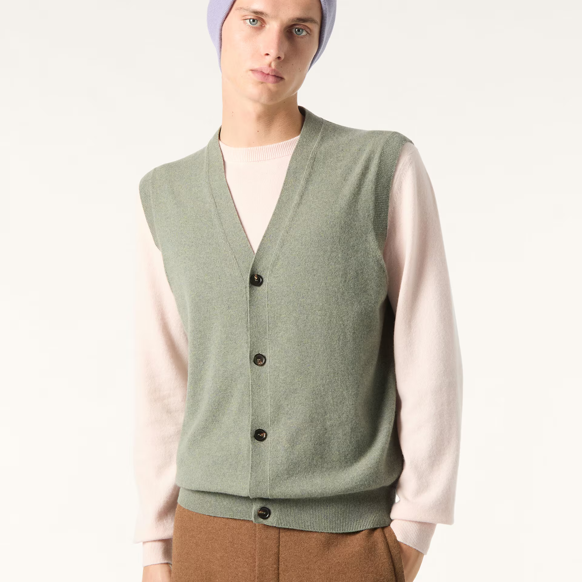 Loro Piana Classic Vest in Baby Cashmere