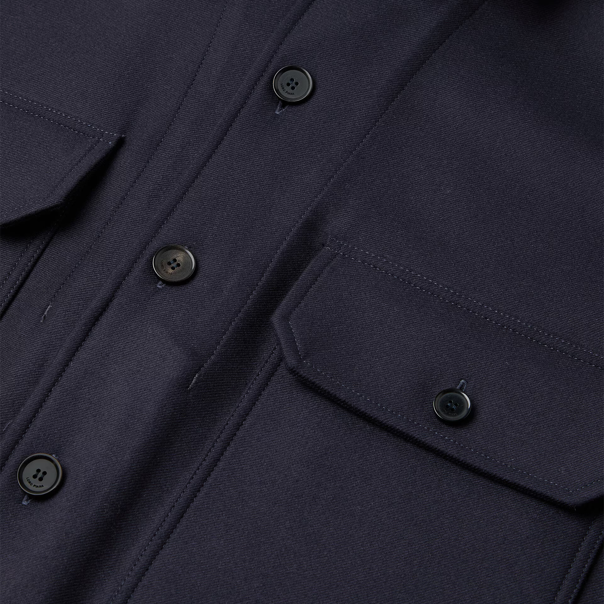 Loro Piana Ambrose The Gift of Kings® Overshirt in The Gift Of King® - Rain System®