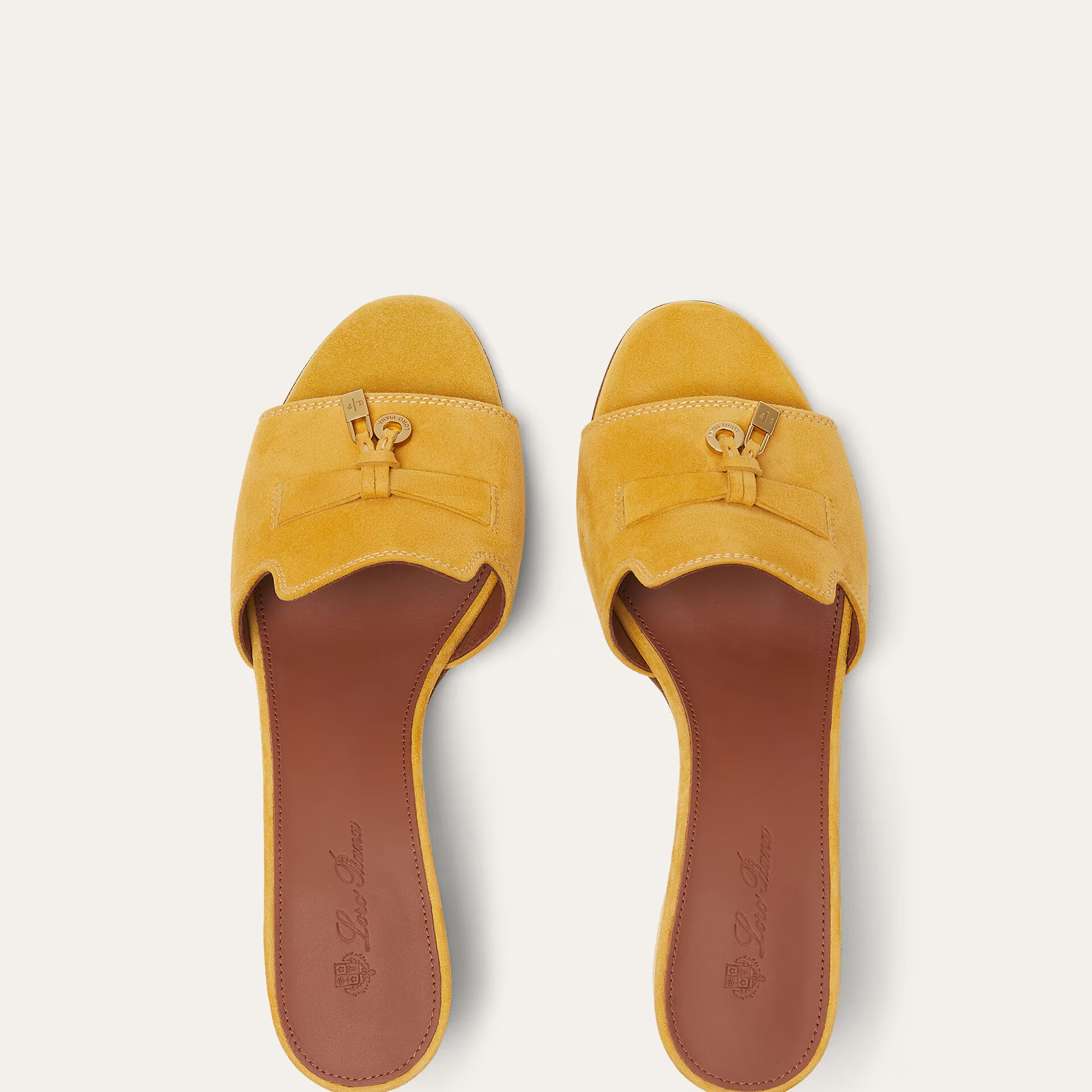 Loro Piana Summer Charms Sandal in Suede Goatskin
