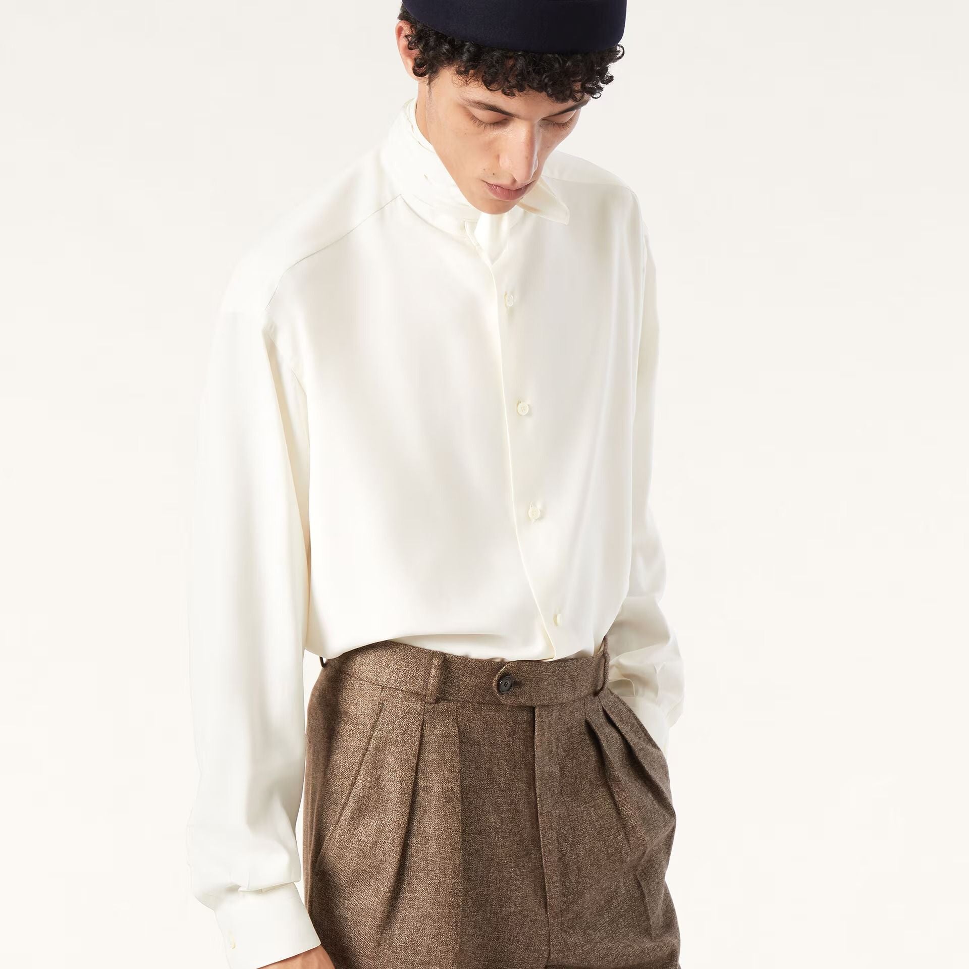 Loro Piana Clement Foulard Shirt in Silk