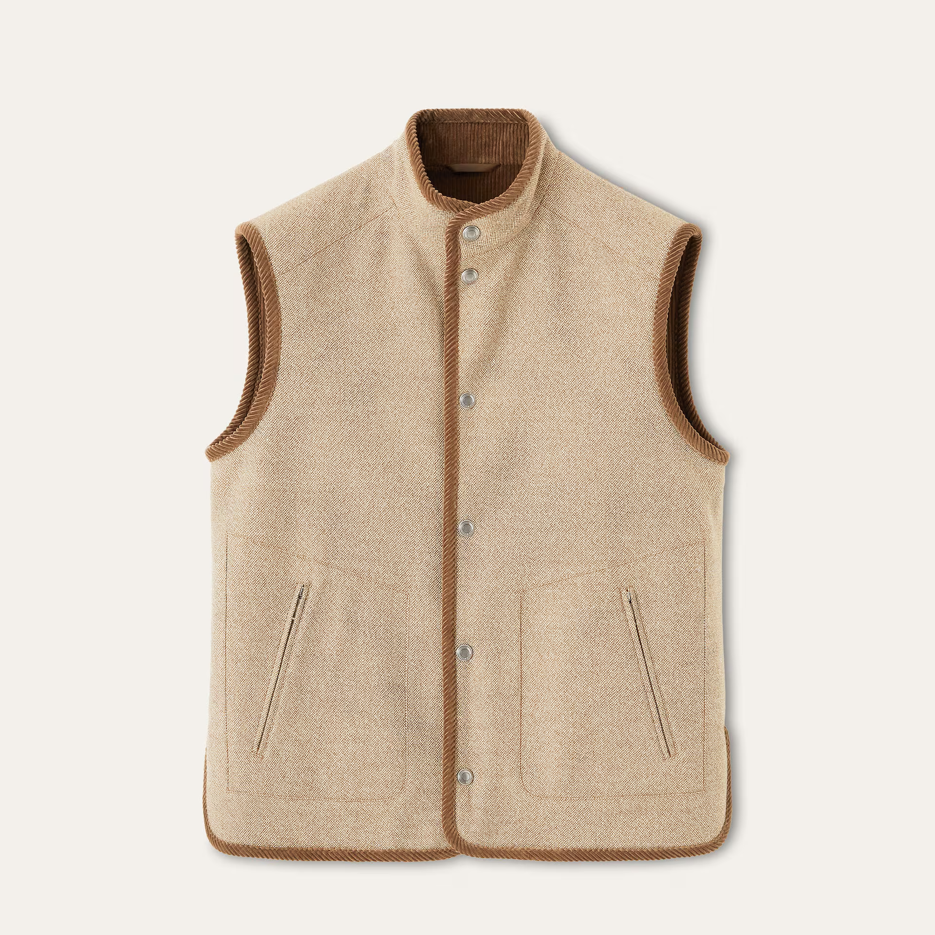 Loro Piana Kelvin Vest in Cashmere, Virgin Wool, Silk
