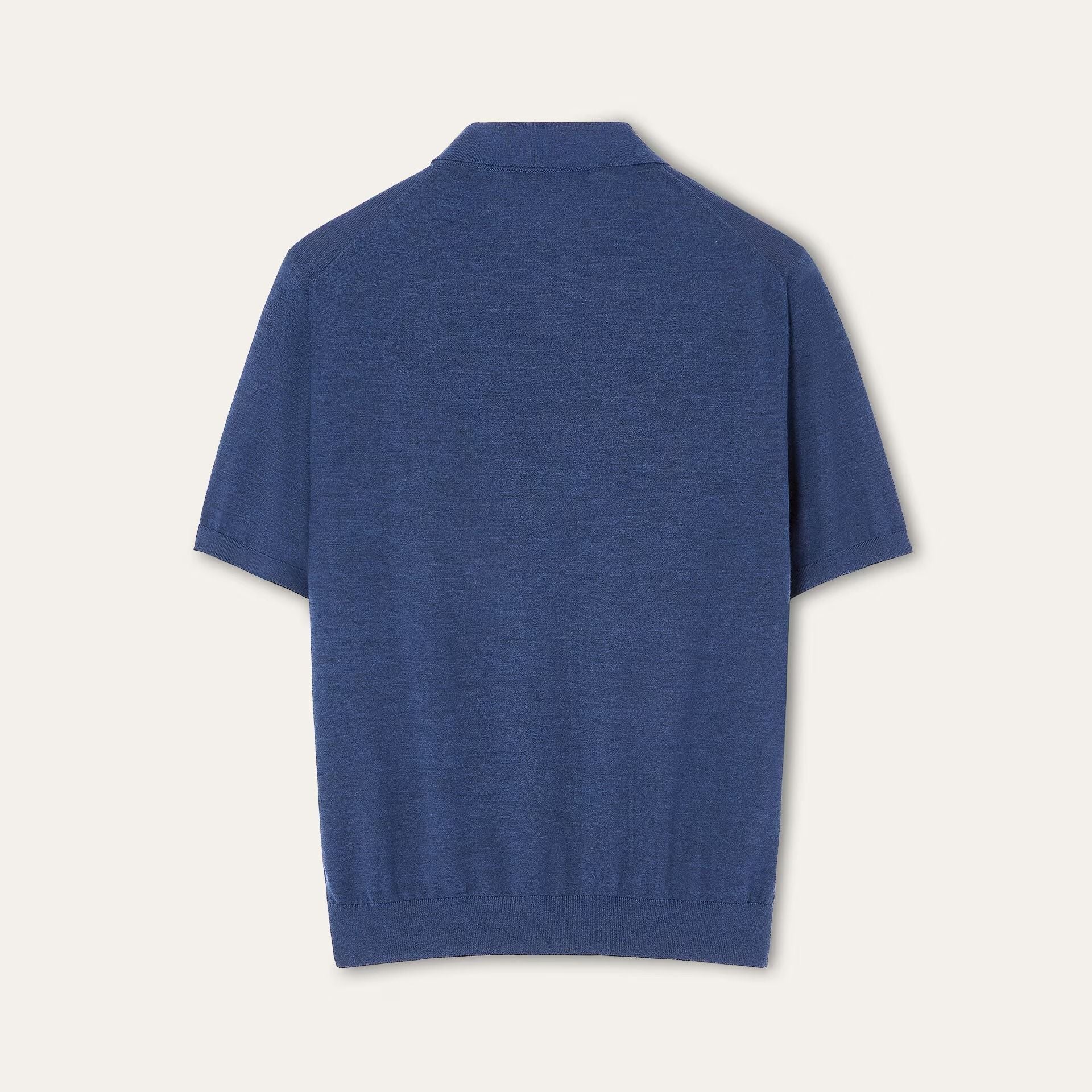 Loro Piana Sottile Polo Shirt in Virgin Wool, Cashmere, Silk