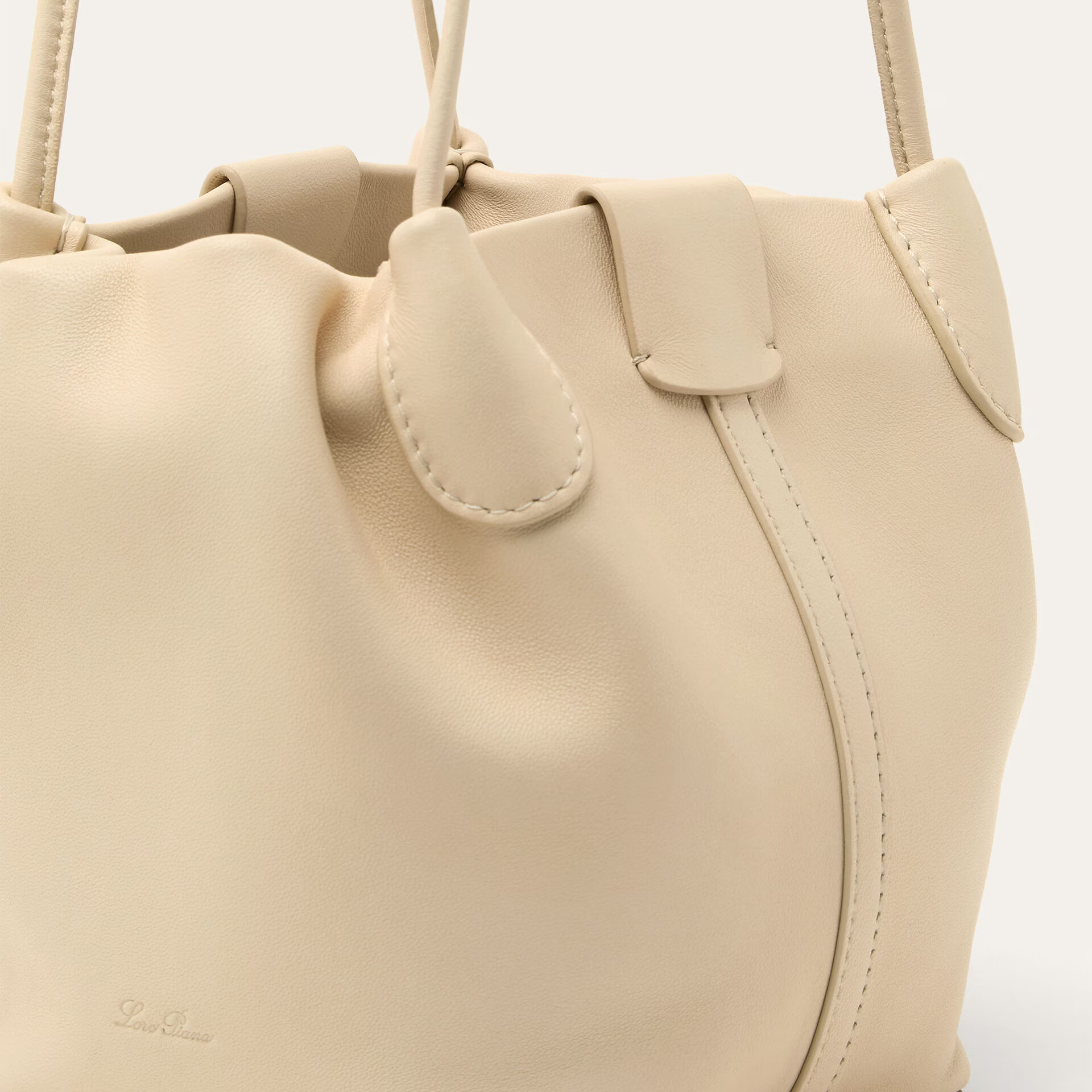 Loro Piana Micro Bale Softy bag in Lambskin