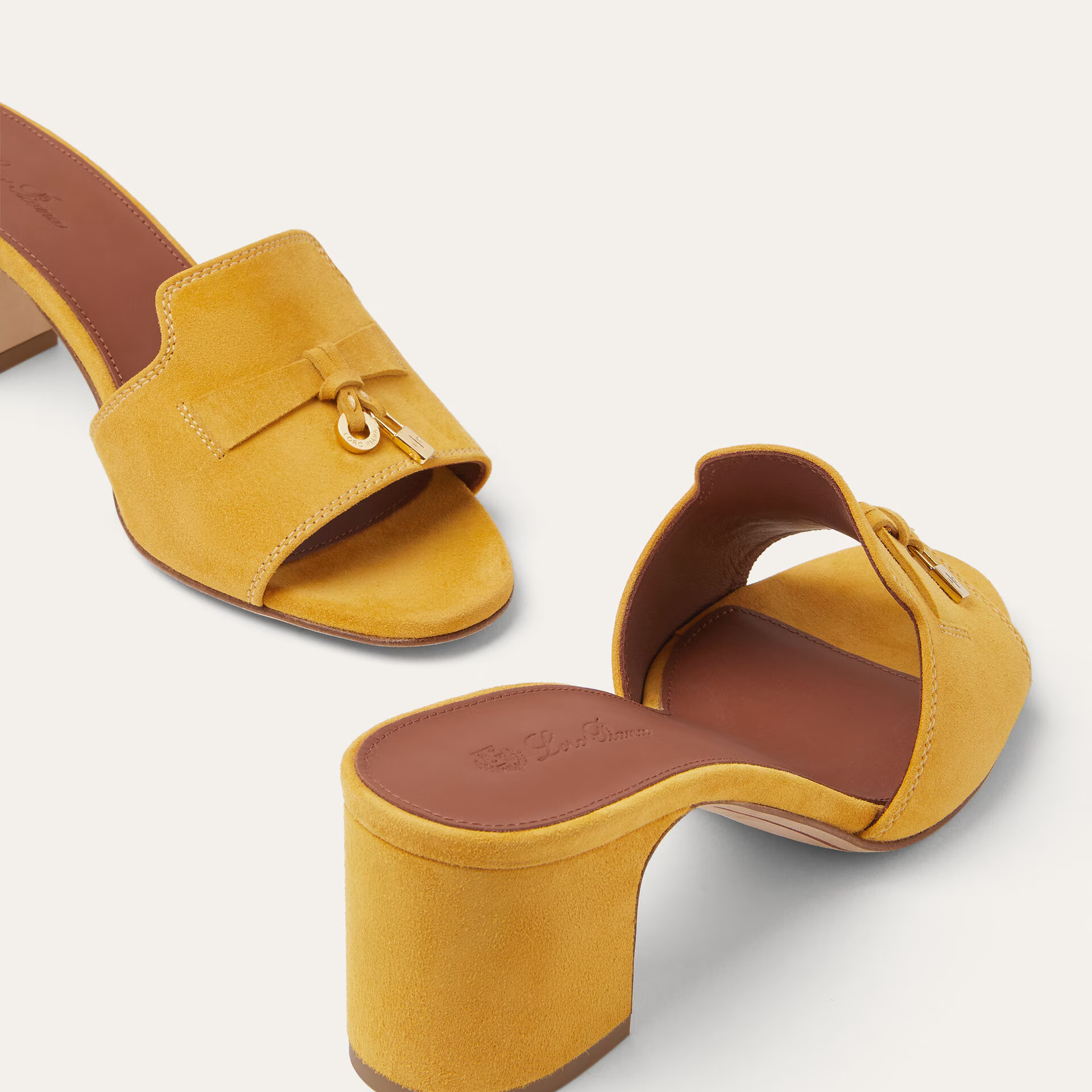 Loro Piana Summer Charms Sandal in Suede Goatskin