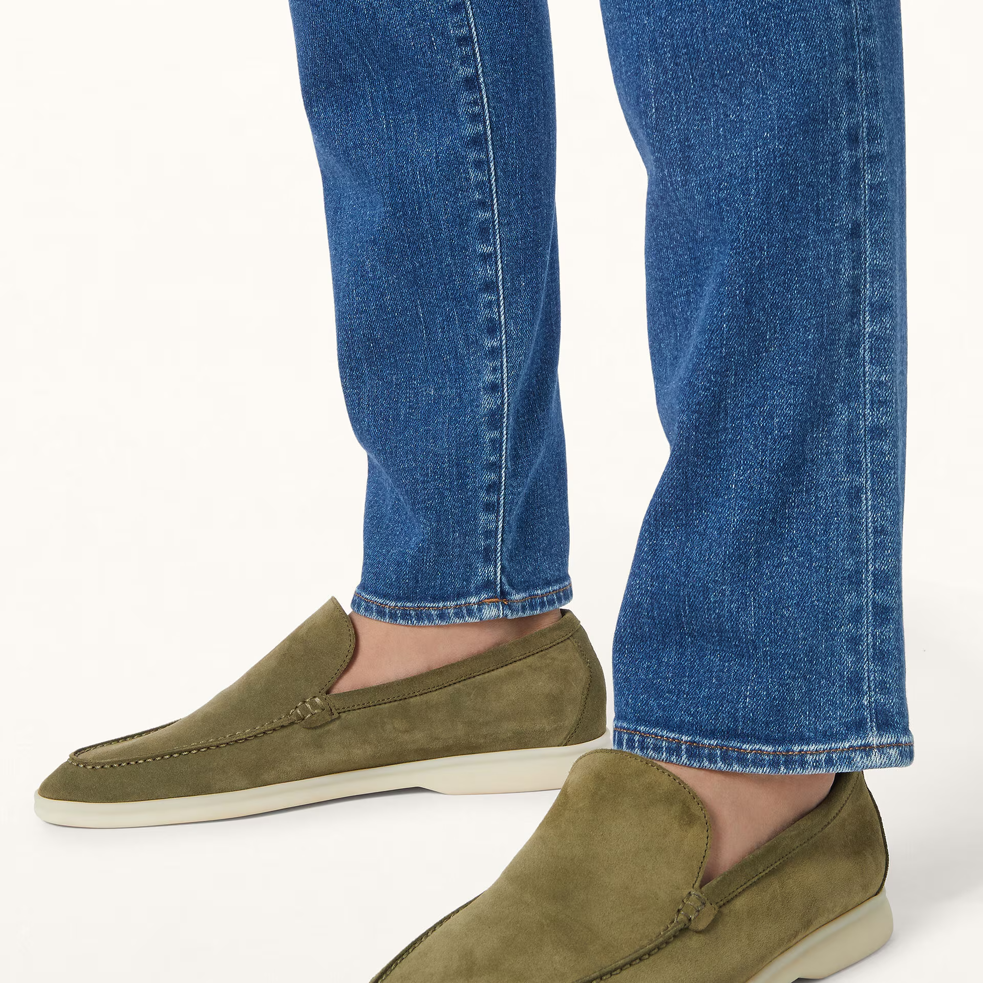 Loro Piana Summer Walk Loafer in Suede