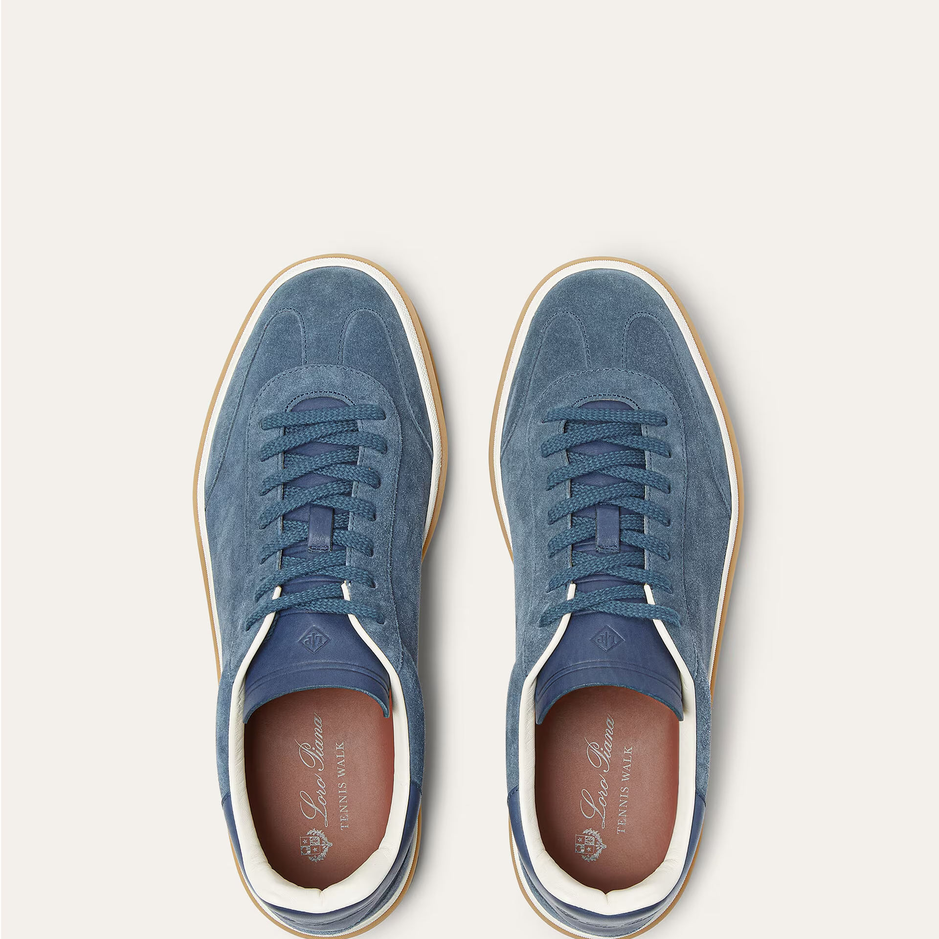 Loro Piana Tennis Walk Sneaker in Suede Calf Split