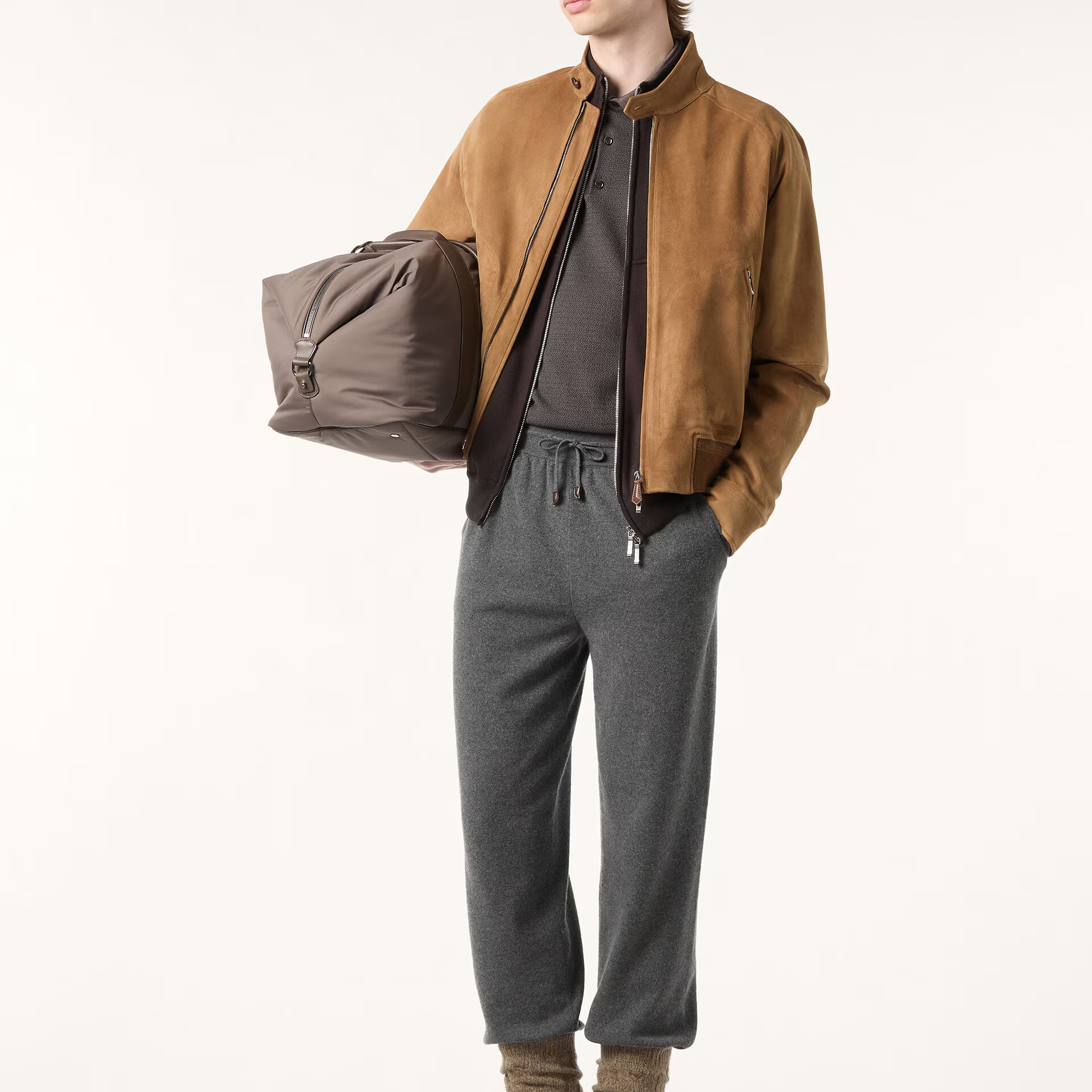 Loro Piana Novak Bomber Jacket in Lambskin