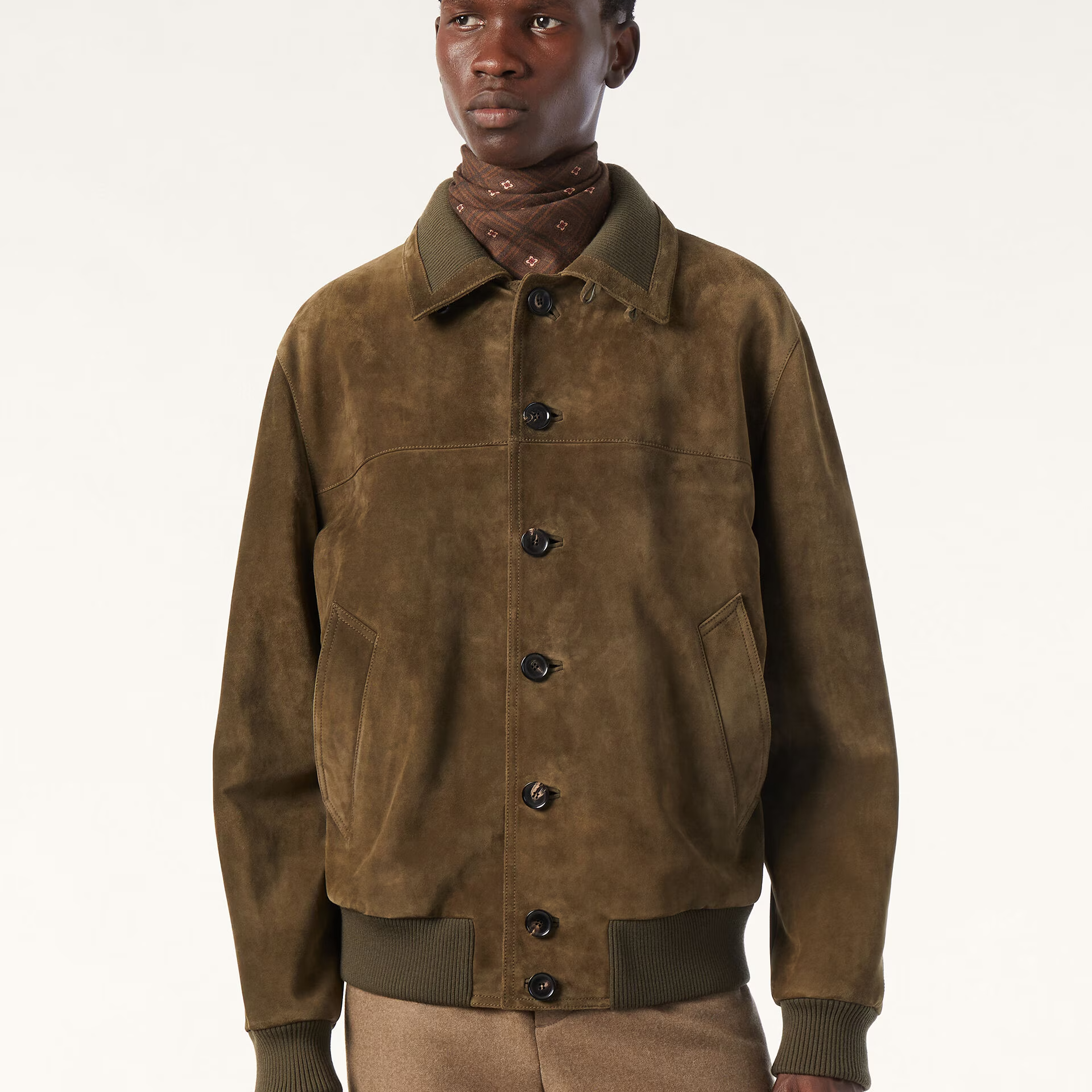 Loro Piana Maremma Bomber Jacket in Calfskin