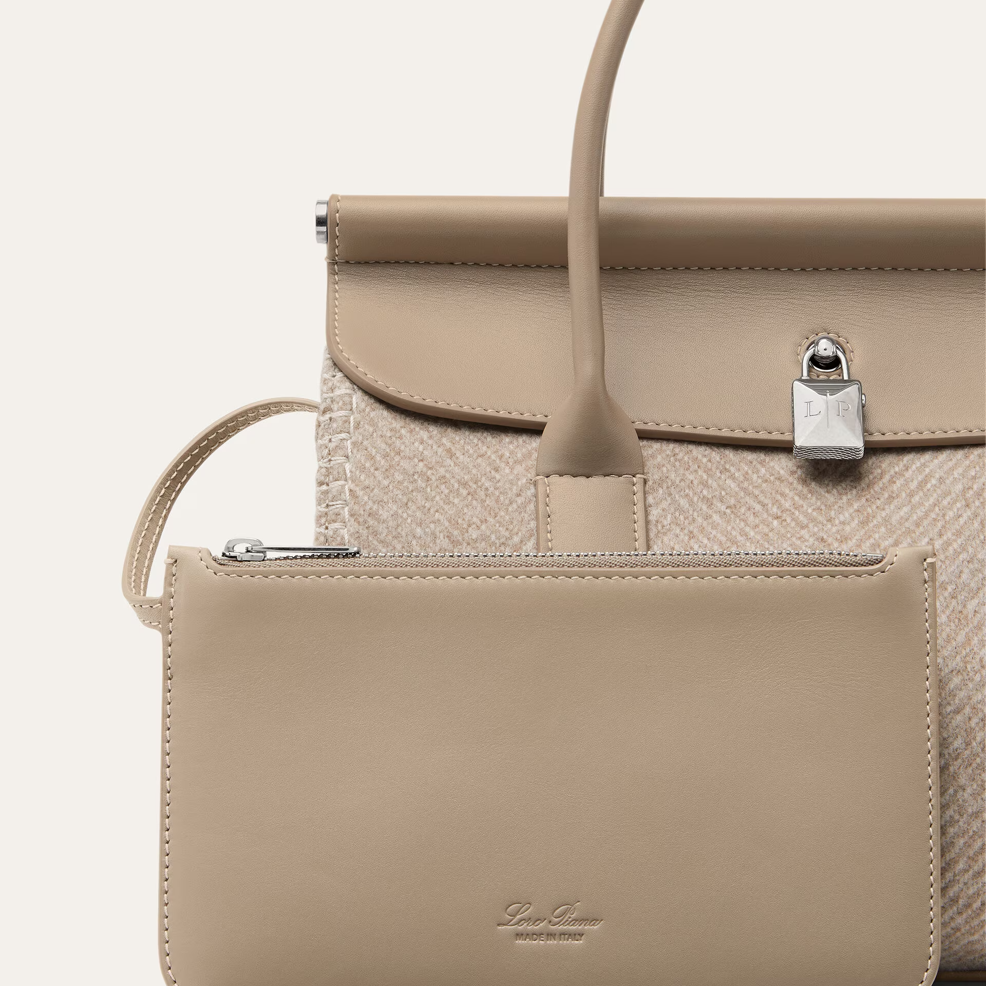 Loro Piana Loom bag L25 in Pecora Nera®