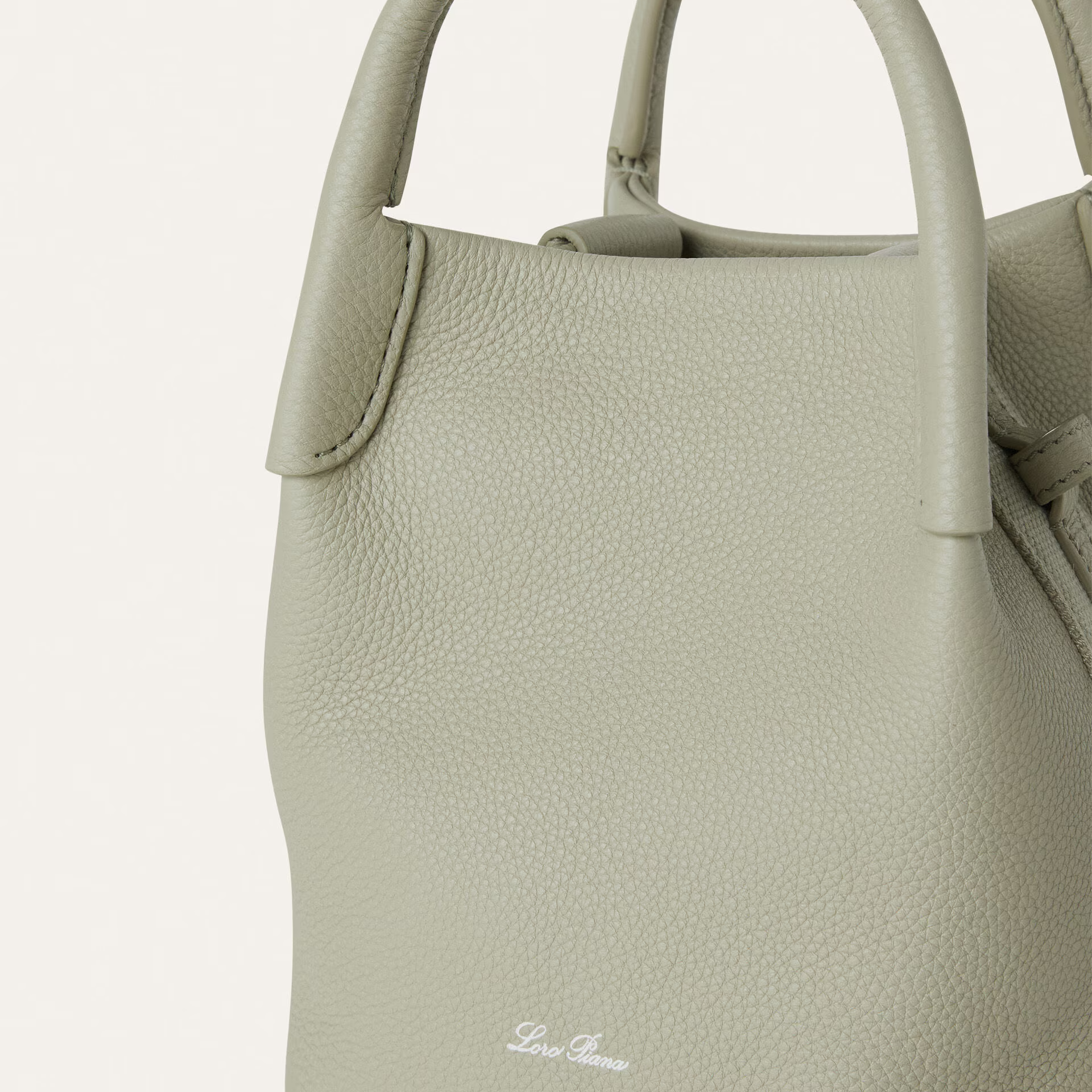 Loro Piana Micro Bale bag in Grained Calfskin