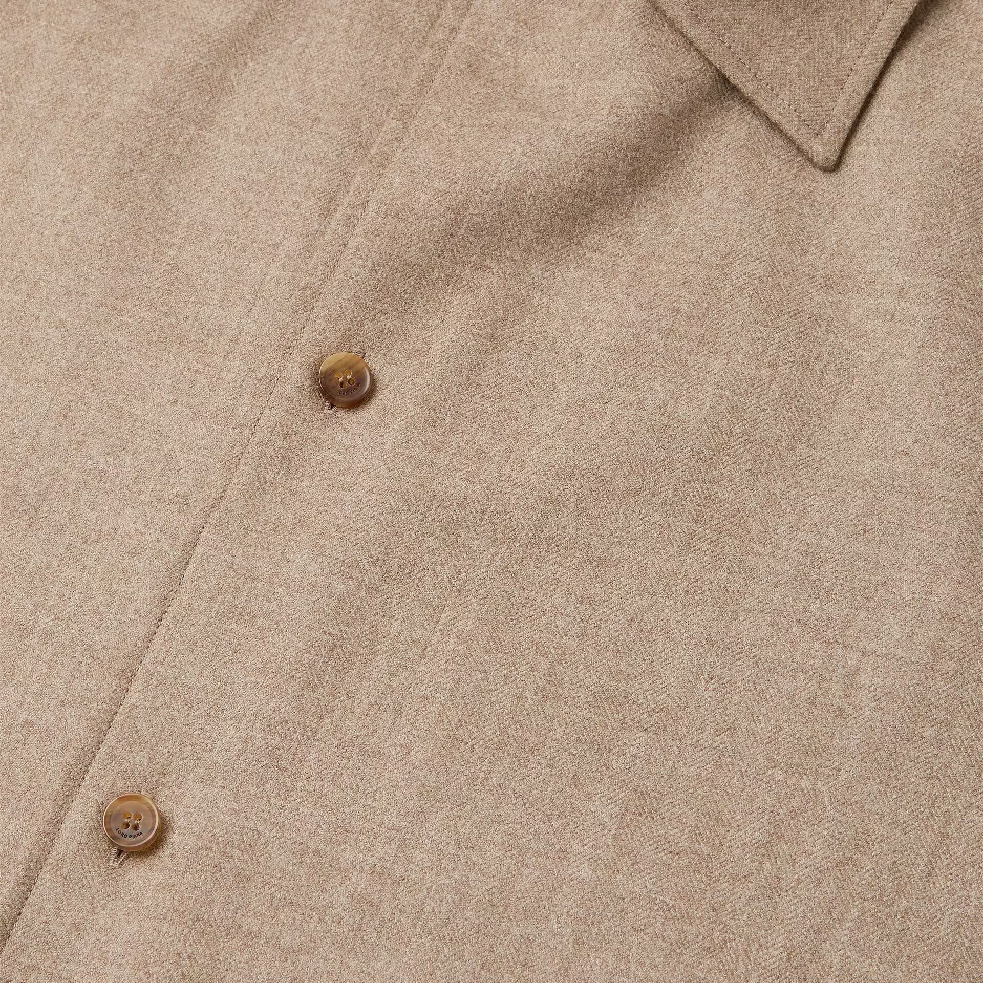Loro Piana Franco Shirt in Pecora Nera®