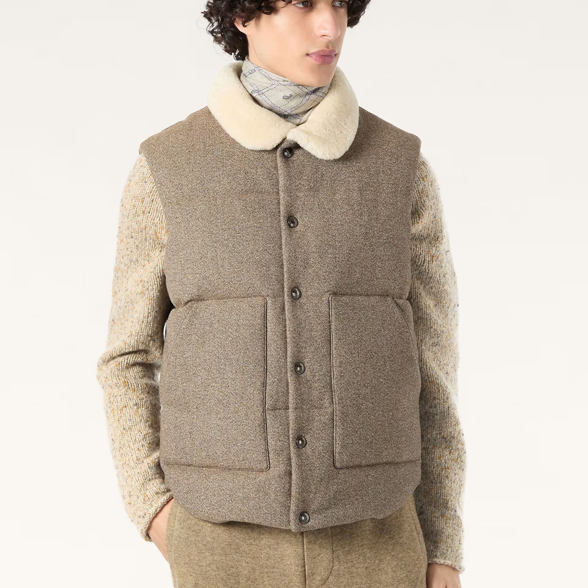Loro Piana Dug Vest in Wish® Wool, Cashmere - Storm System®