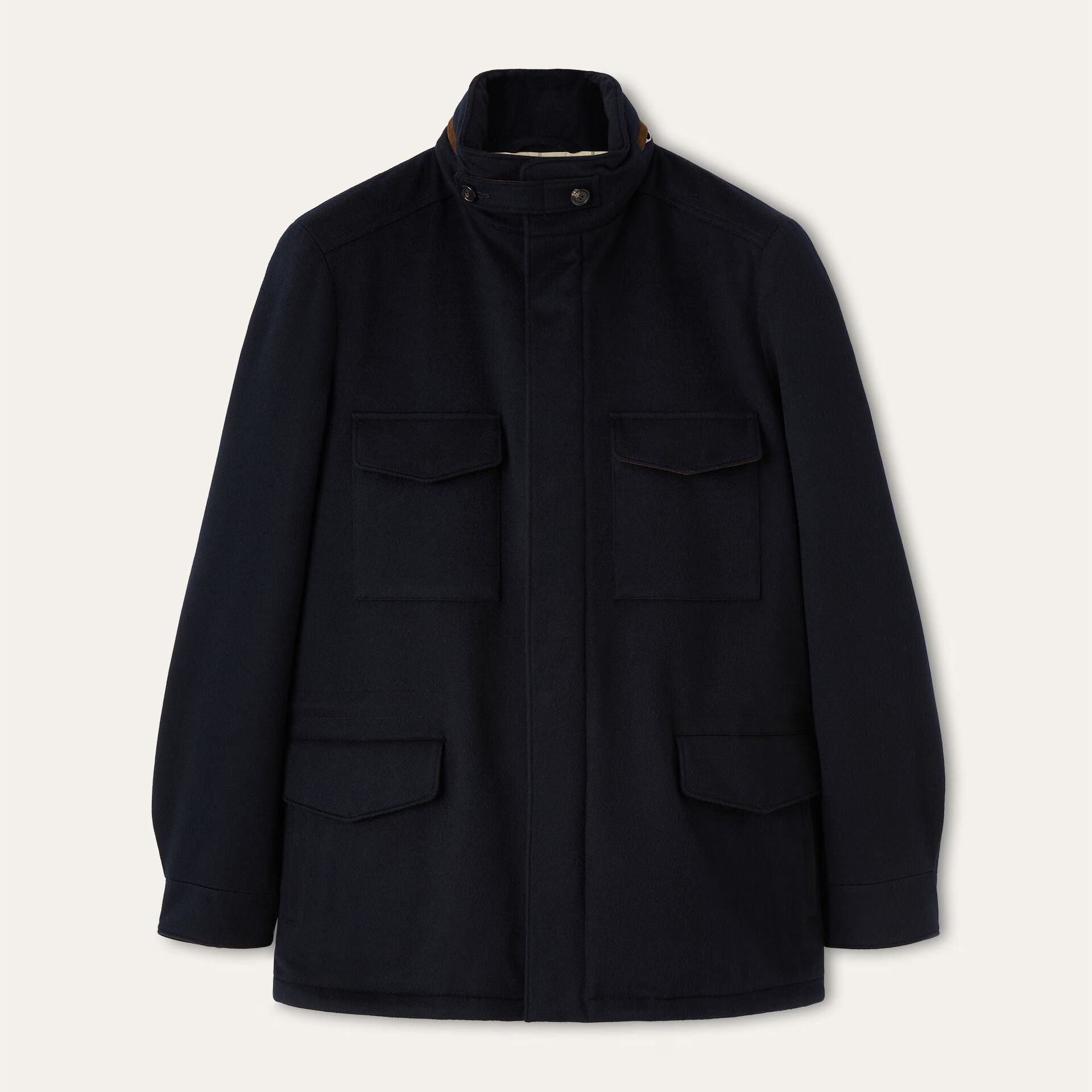 Loro Piana Traveller Field Jacket in Cashmere - Storm System®