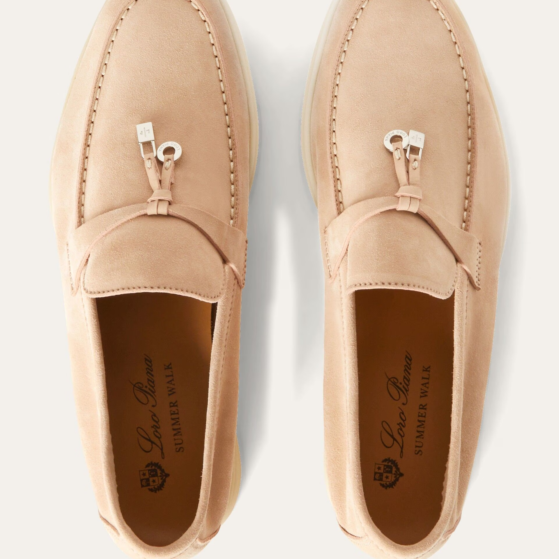 Loro Piana Summer Charms Walk Loafer in Suede