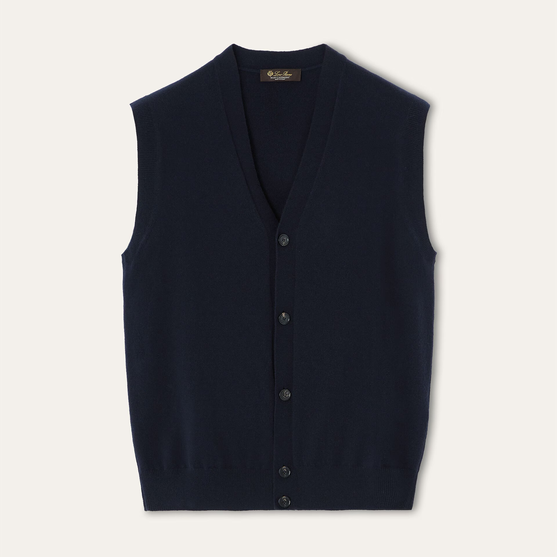 Loro Piana Classic Vest in Baby Cashmere