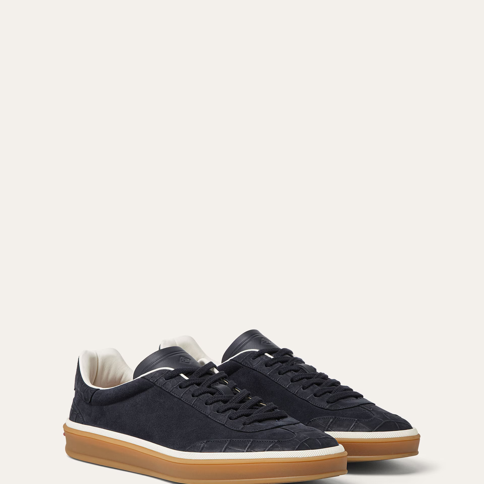 Loro Piana Tennis Walk Sneaker in Suede Calf Split