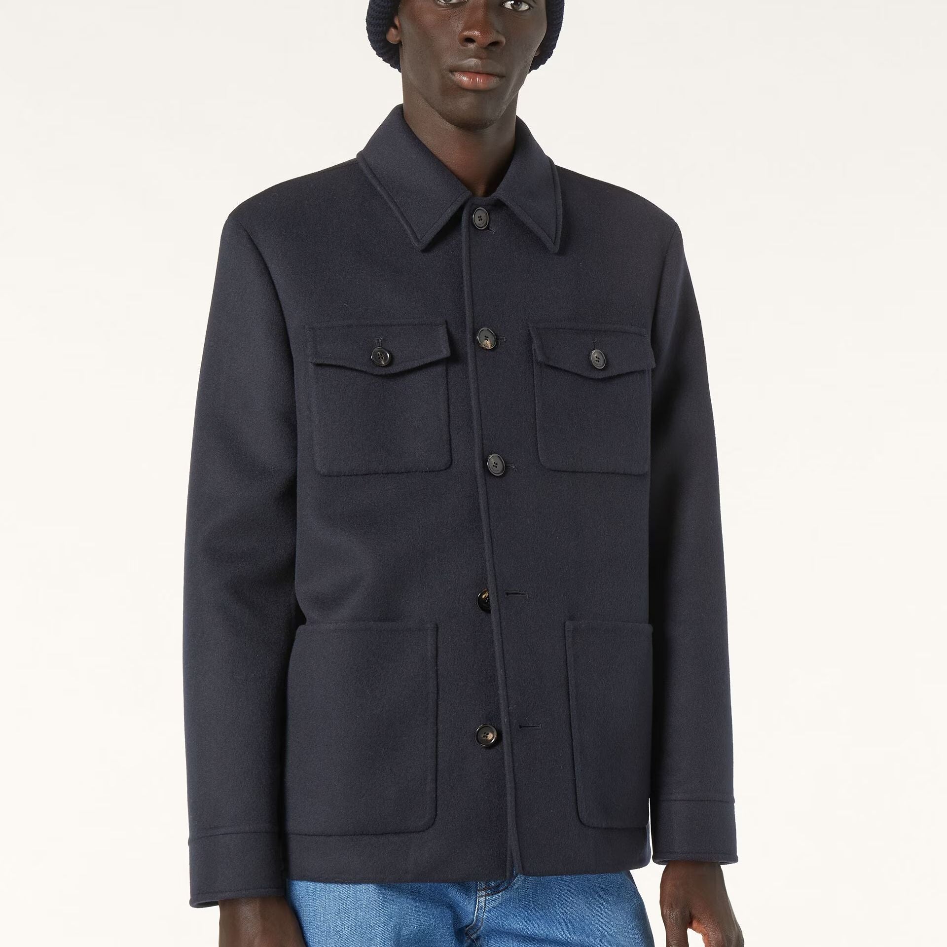 Loro Piana Devis Caban Coat in Cashmere