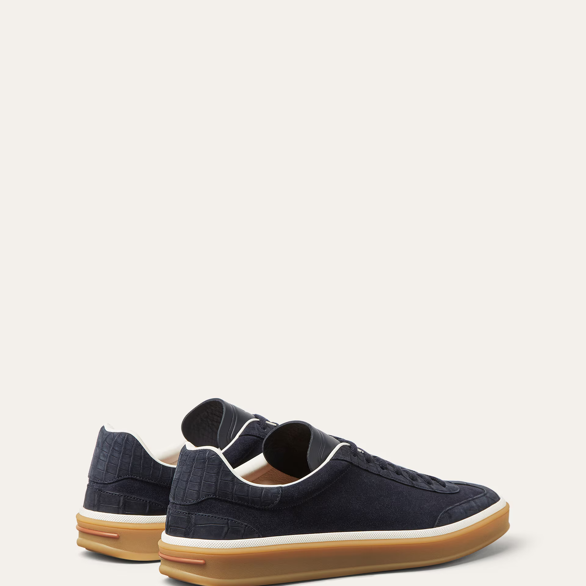 Loro Piana Tennis Walk Sneaker in Suede Calf Split