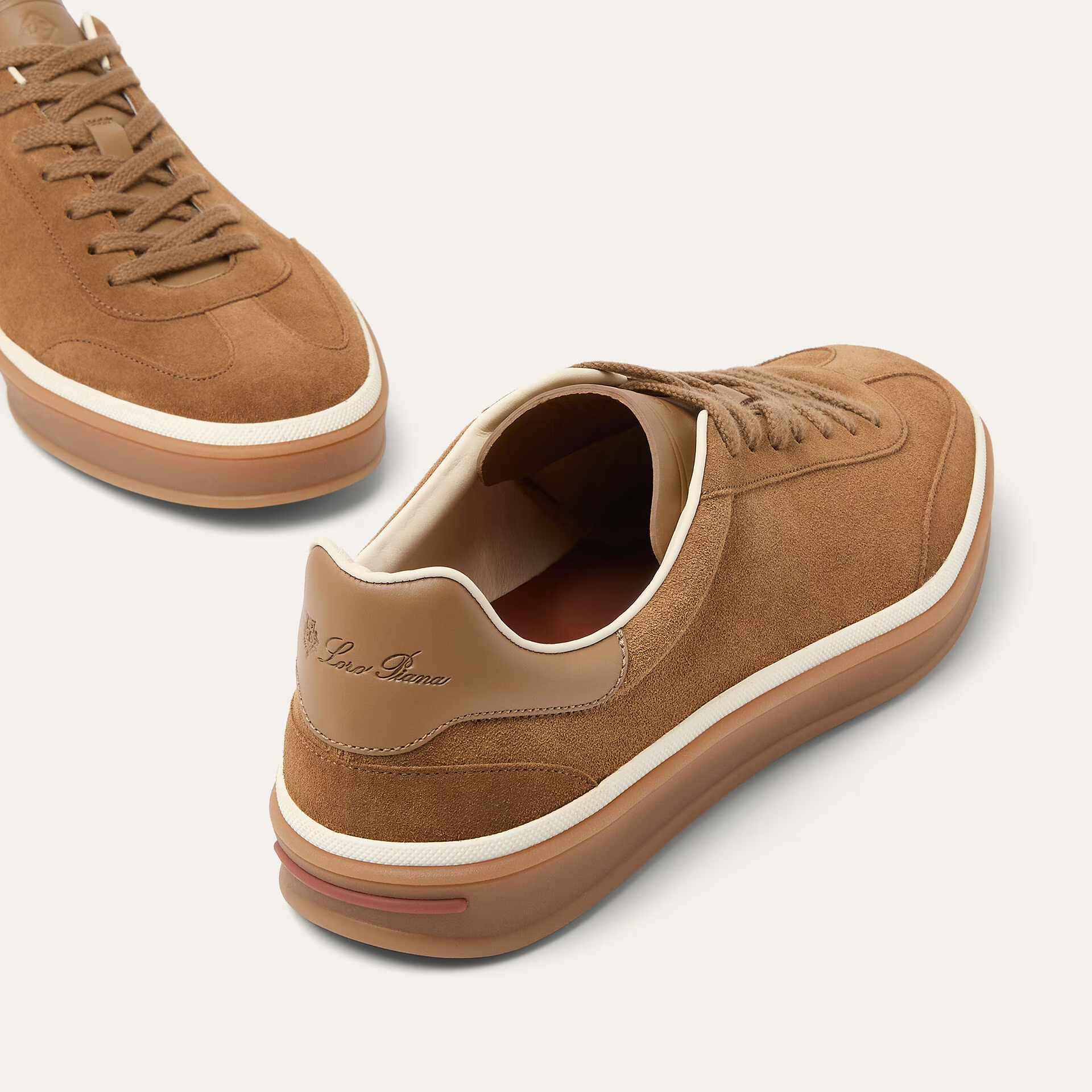 Loro Piana Tennis Walk Sneaker in Suede Calf Split