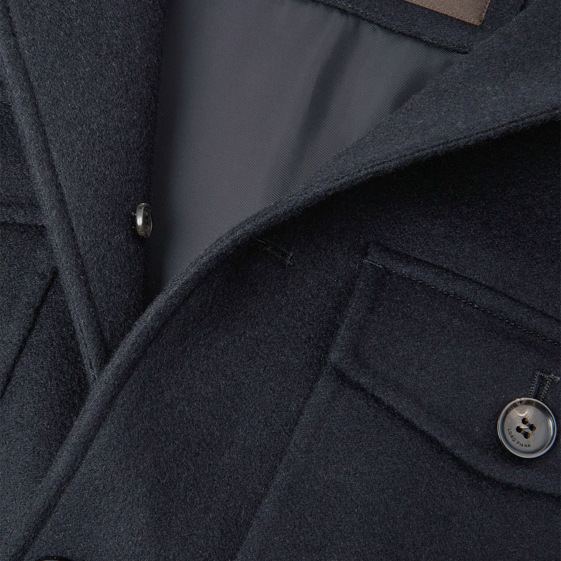 Loro Piana Devis Caban Coat in Cashmere