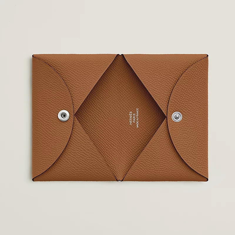 Hermès Calvi card holder
