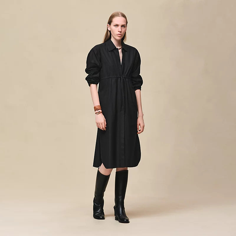 Hermès "Mosaique" shirt dress