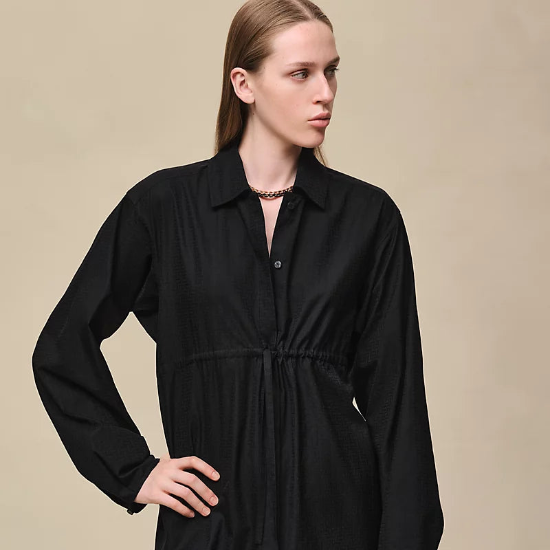 Hermès "Mosaique" shirt dress
