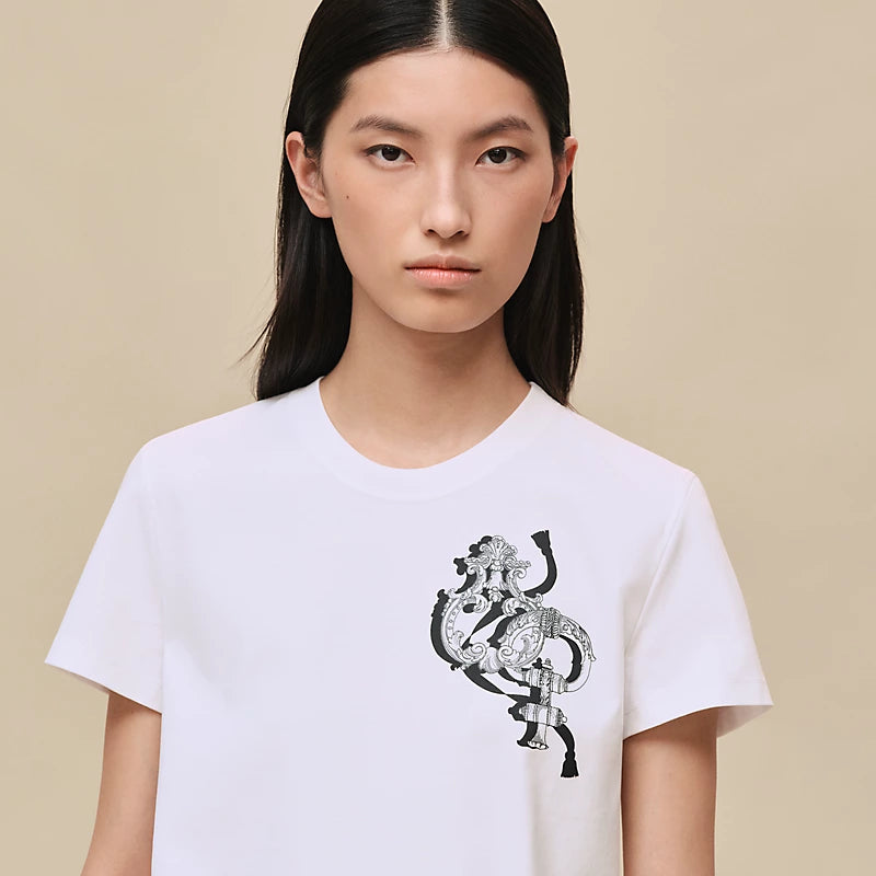Hermès Printed straight t-shirt