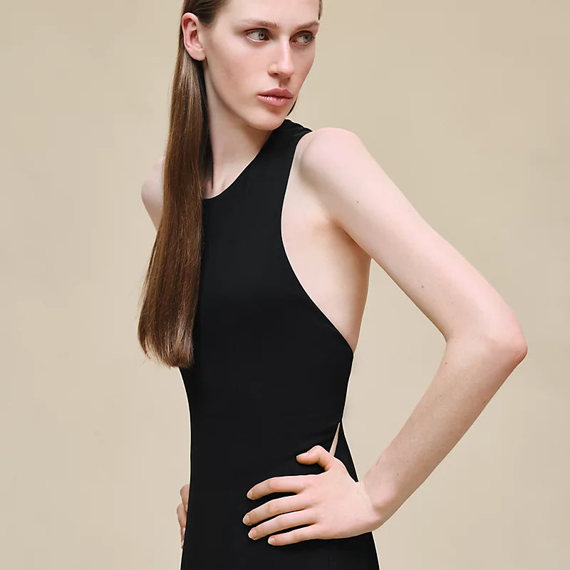 Hermès Ruffled long dress