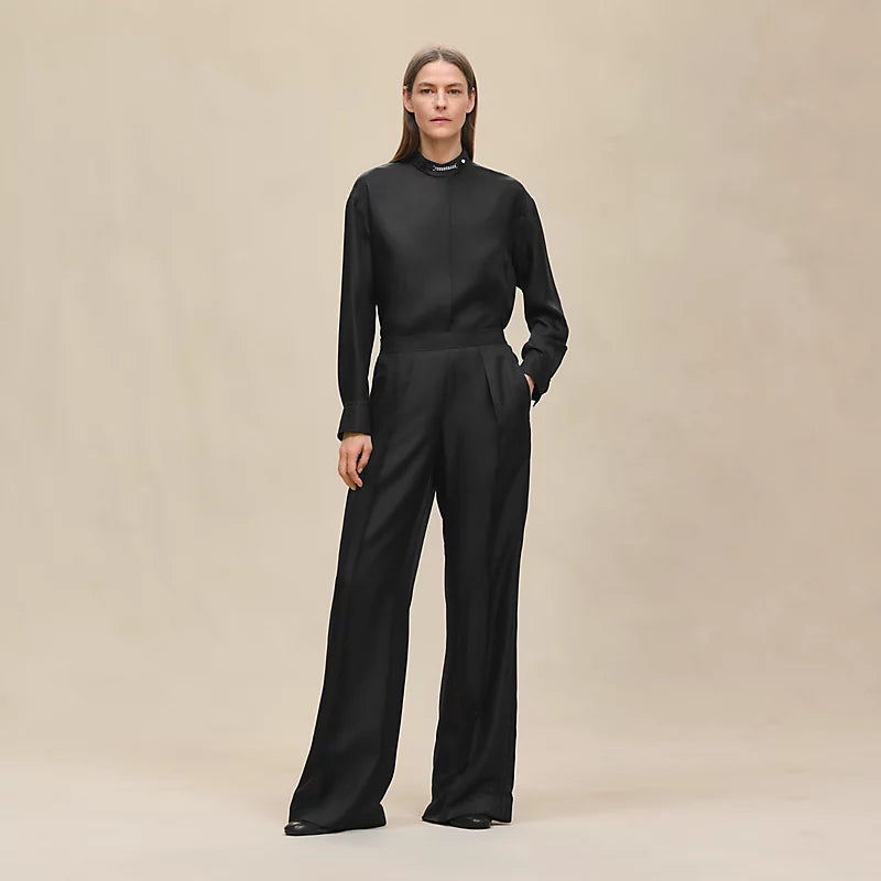 Hermès Shirt with braided collar