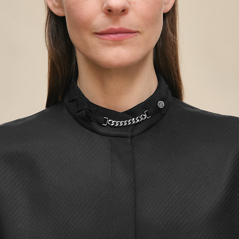 Hermès Shirt with braided collar